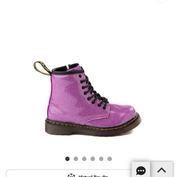 SOLD NEW without box Toddler Sparkly Pink Dr. Martens - Picture 3 of 4